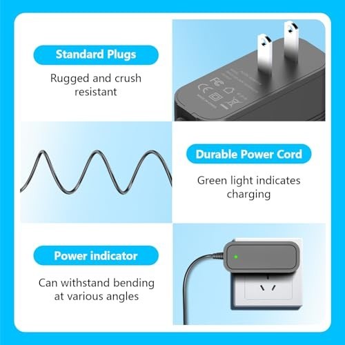 Charger for Robotic Pool Cleaner Compatible with C2 Vision A/B Cordless Vacuum A gallery
