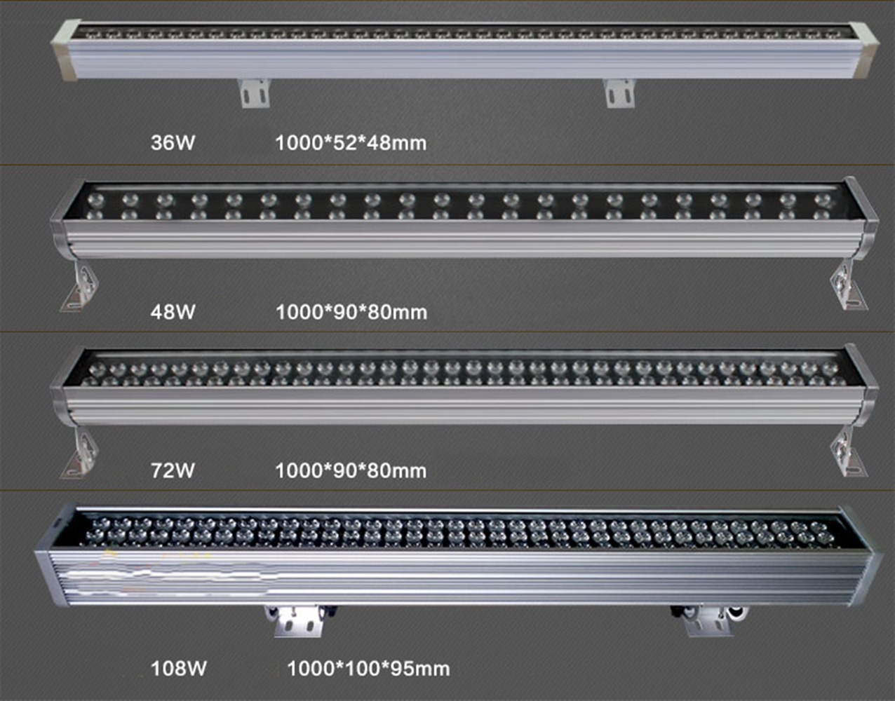 White LED Wall Washer Linear Light IP65 Waterproof Floodlight Outdoor AC85V-265V gallery