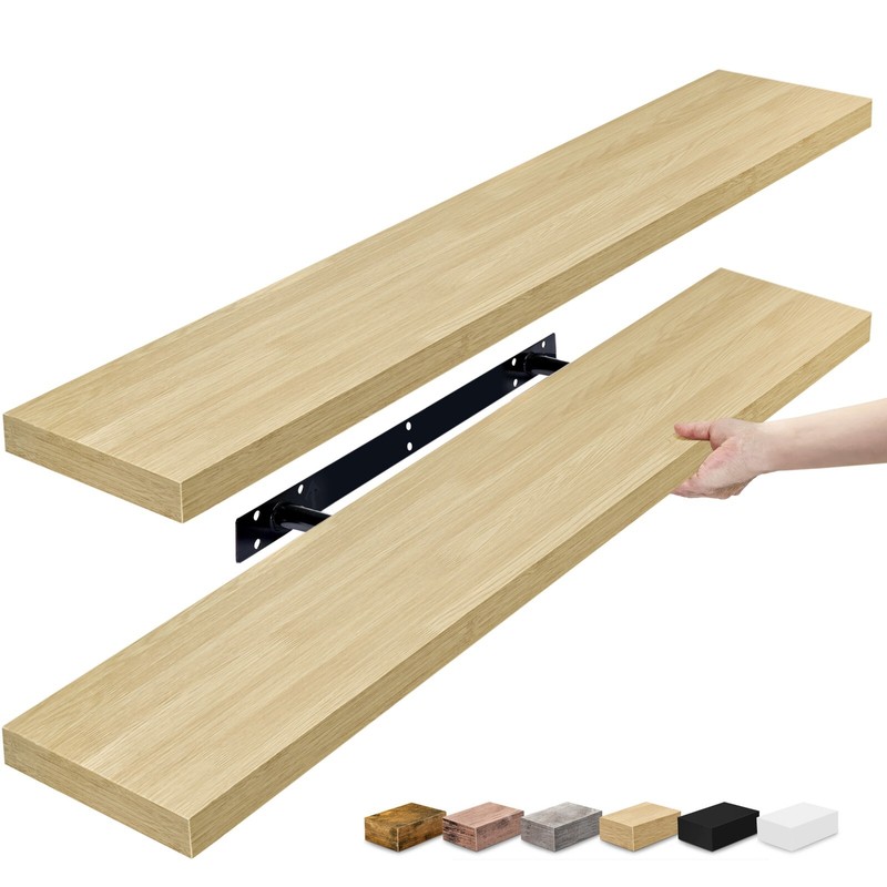 Sorbus Floating Shelves for Wall, 2 Pack (35 Inch) Long Wall-Mounted Shelves gallery