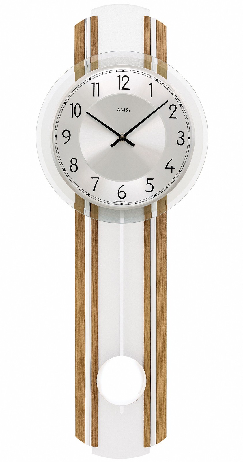 Modern Wall Clock with Quartz Movement by AMS gallery