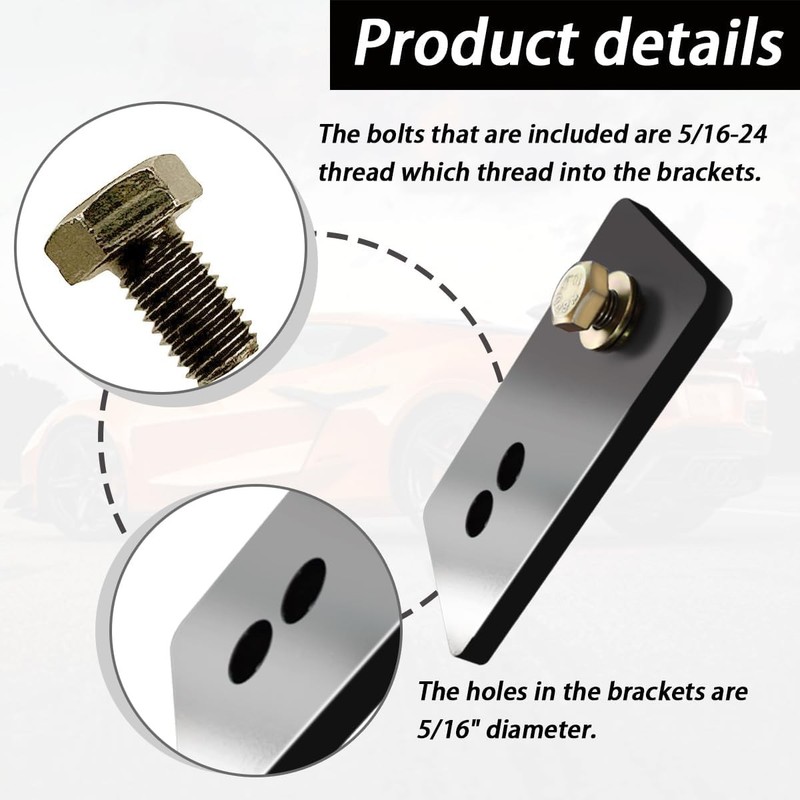 Seat Relocation Brackets/Seat Relocation Brackets Kit Compatible with 1967-2002 gallery