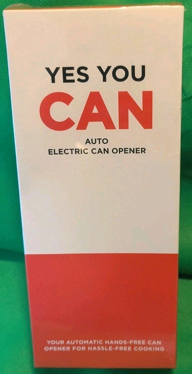 Kitchen Mama Auto Electric Yes You Can Opener White Hands-Free Kitchen Tool NEW gallery