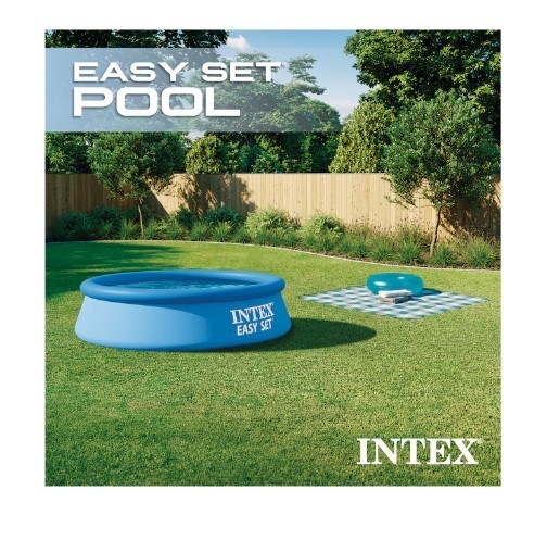 Intex 28106EH 8 X 2 Foot Easy Set Inflatable Circular Vinyl Swimming Pool Blue gallery