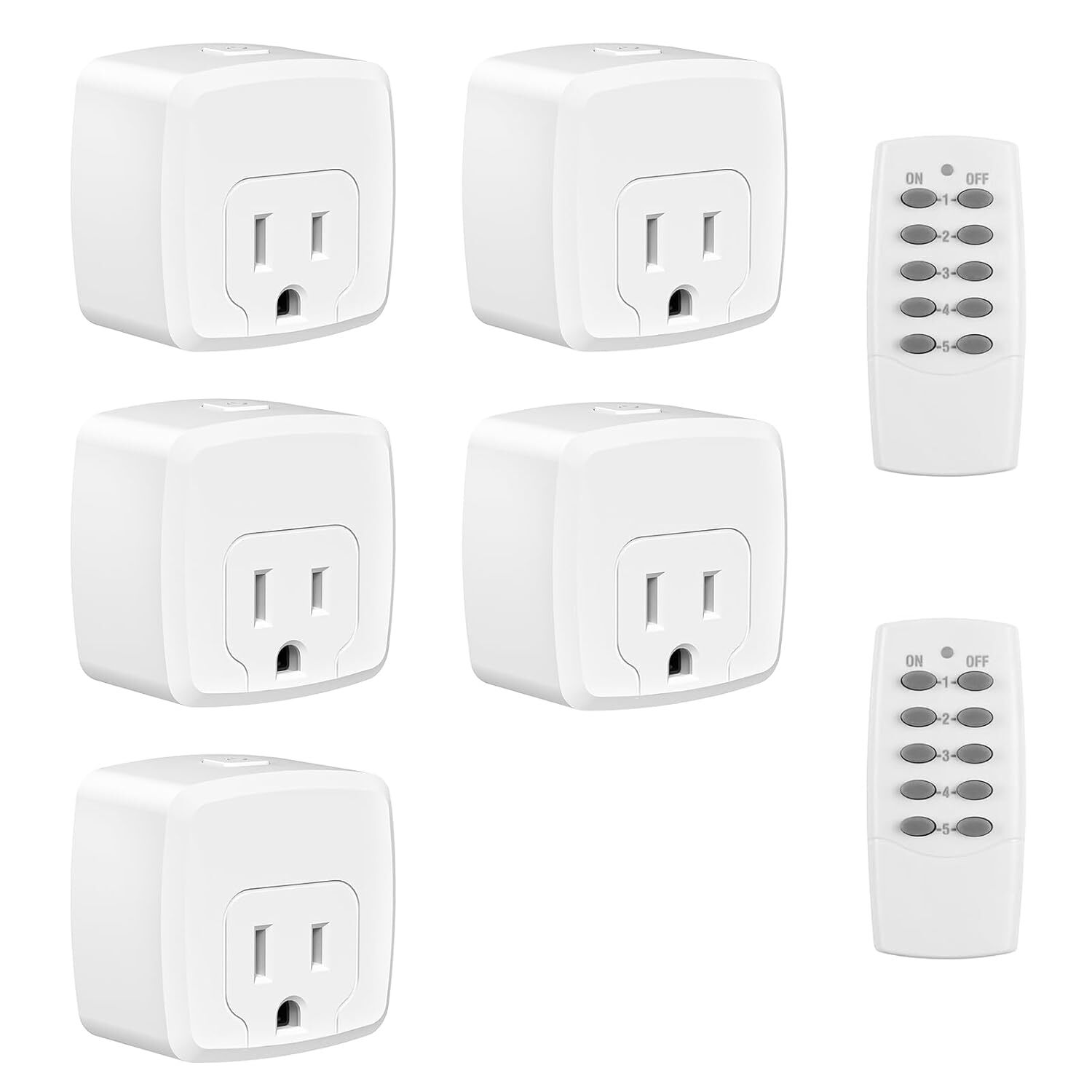 HBN Remote Control Outlet with 100FT RF Signal, Wireless On Off Switch Plug gallery