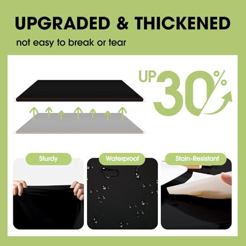 Plastic Table Cloth Disposable - 8 Packs, Table Cloth for Retangle Table, gallery