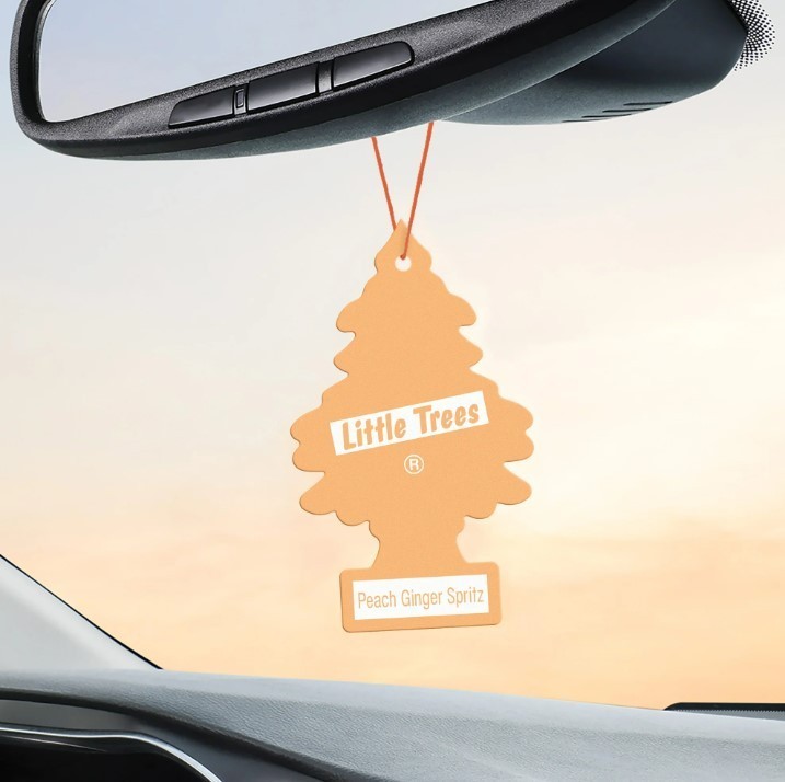 24 Pack Little Trees Peachy Ginger Spritz Scent Air Fresheners for Car and Home gallery