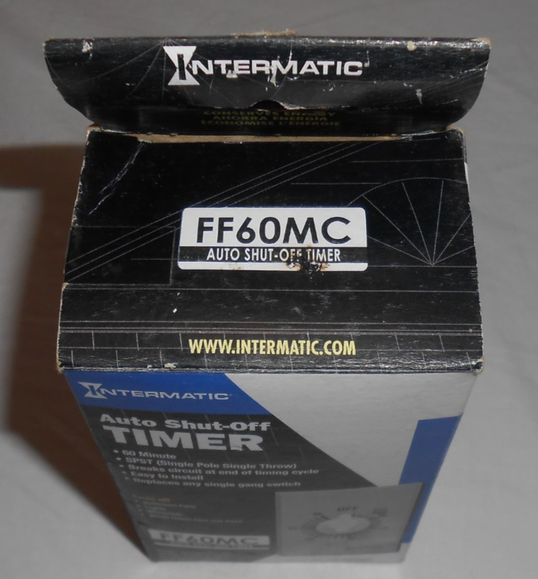 Intermatic FF60MC Auto Shut-Off Timer Brushed Metal 60-Min Countdown Timer gallery