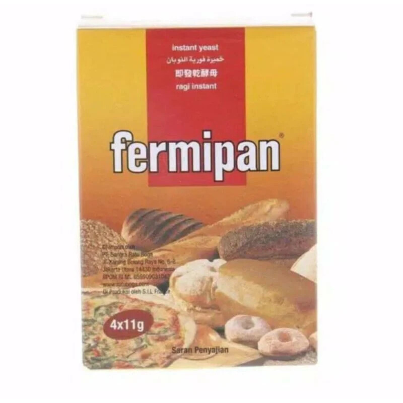 4 Pcs Fermipan Red Instant Dried Yeast For Fresh Baking Bakery Bread Bakers (4 s gallery