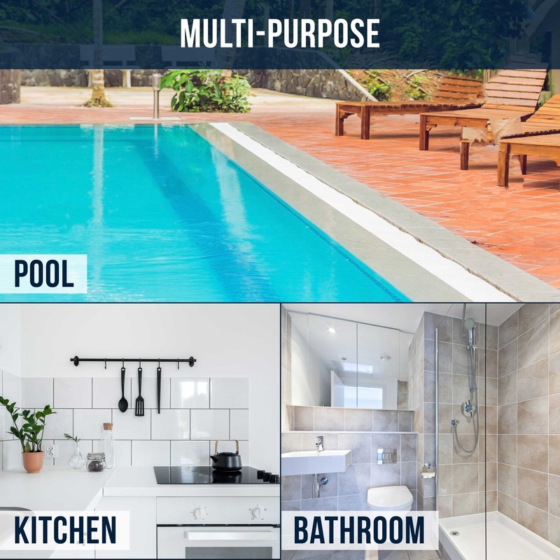 2 U.S. Pool Supply Pool Scrub Brushes - Scrubbing Pads, Tile Cleaning Scrubber gallery