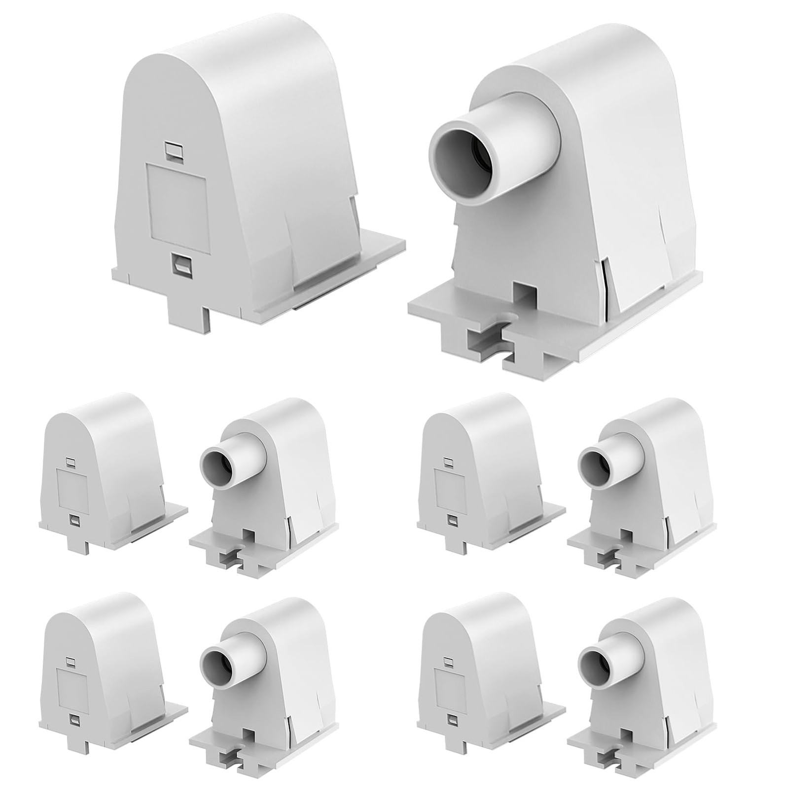 (4-Pairs) Single Pin FA8 Tombstone - Non-Shunted T8/T10/T12 LED Socket Lampho gallery