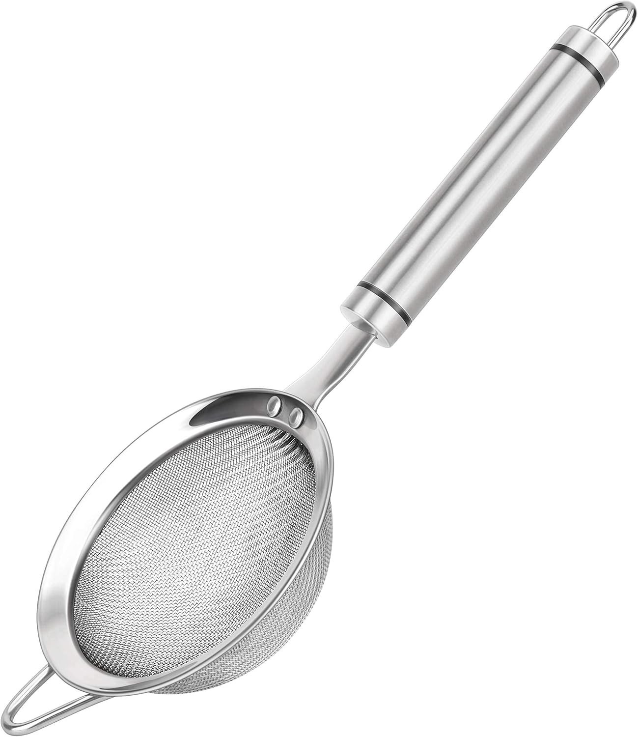 304 Stainless Steel Fine Mesh Strainer Sieve Skimmer Handle for Tea Rice Oil gallery