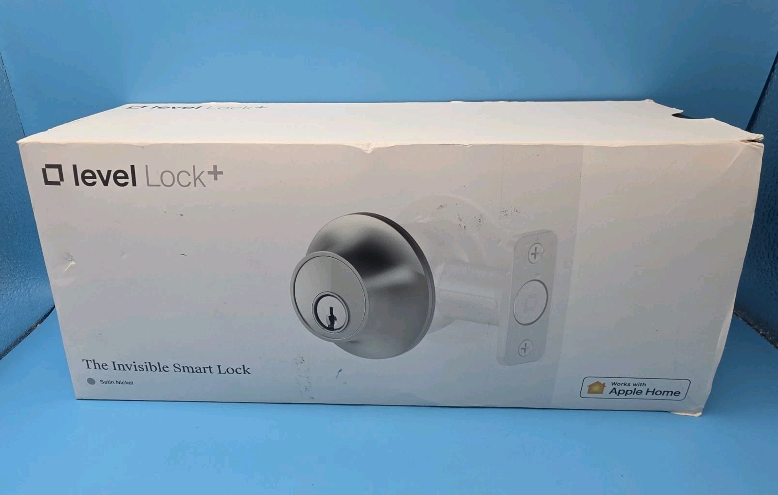 Level Lock+ Connect Wi-Fi Smart Lock Plus Apple Home Keys Satin Nickel Deadbolt gallery