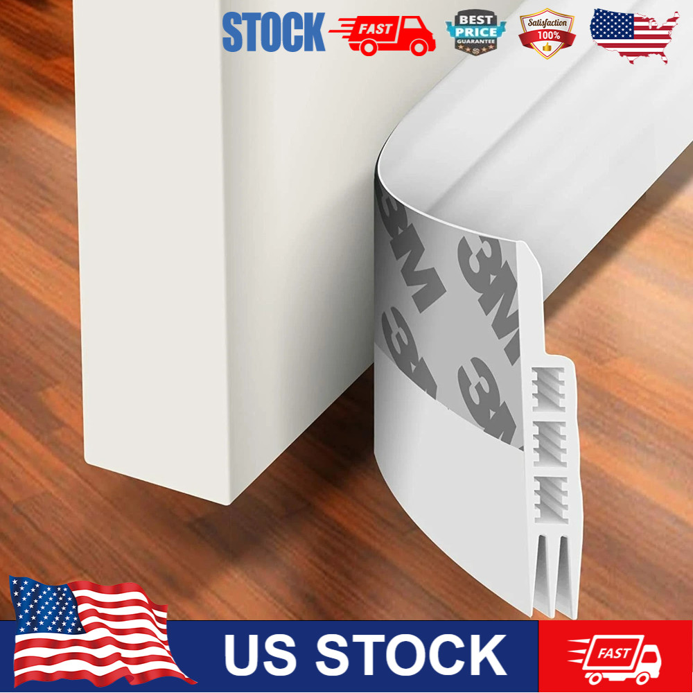 Strong Adhesive Under Door Sweep Weather Stripping Door Draft Stopper Blocker gallery