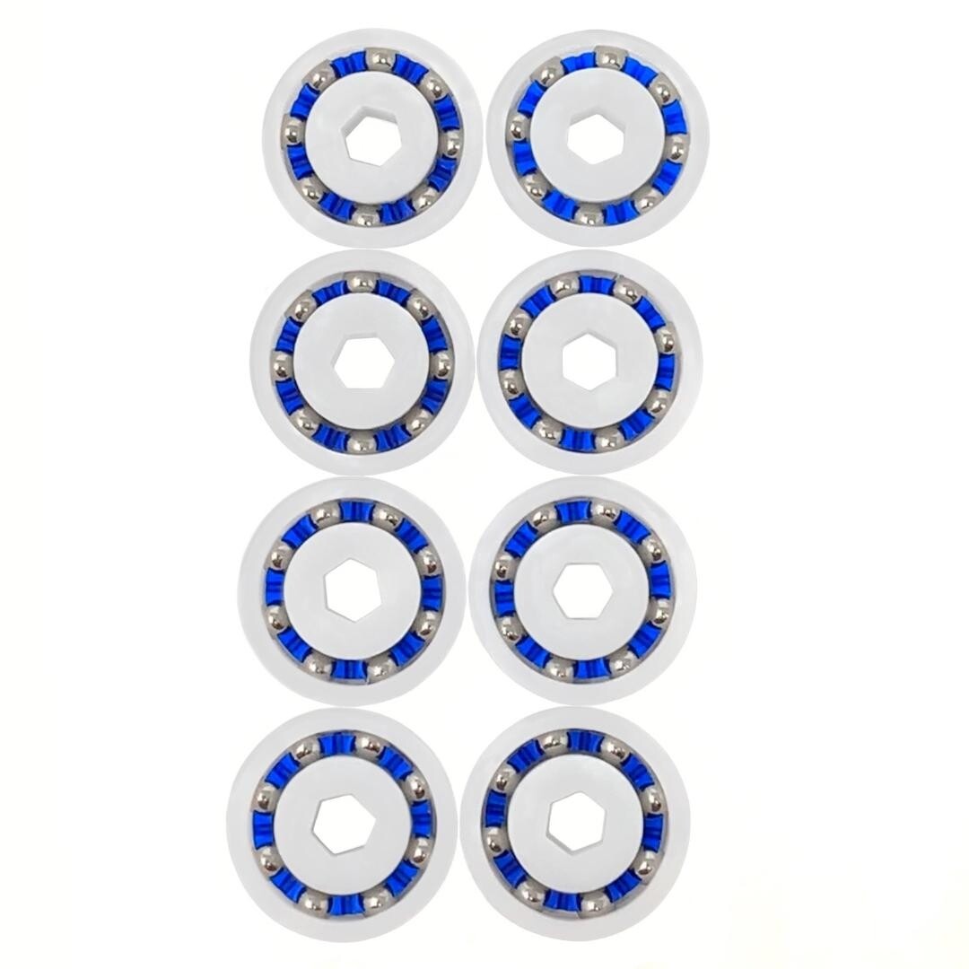 8 Pack Bearing Replacement Wheel For Polaris Pool Cleaner 360 380 9-100-1108 gallery
