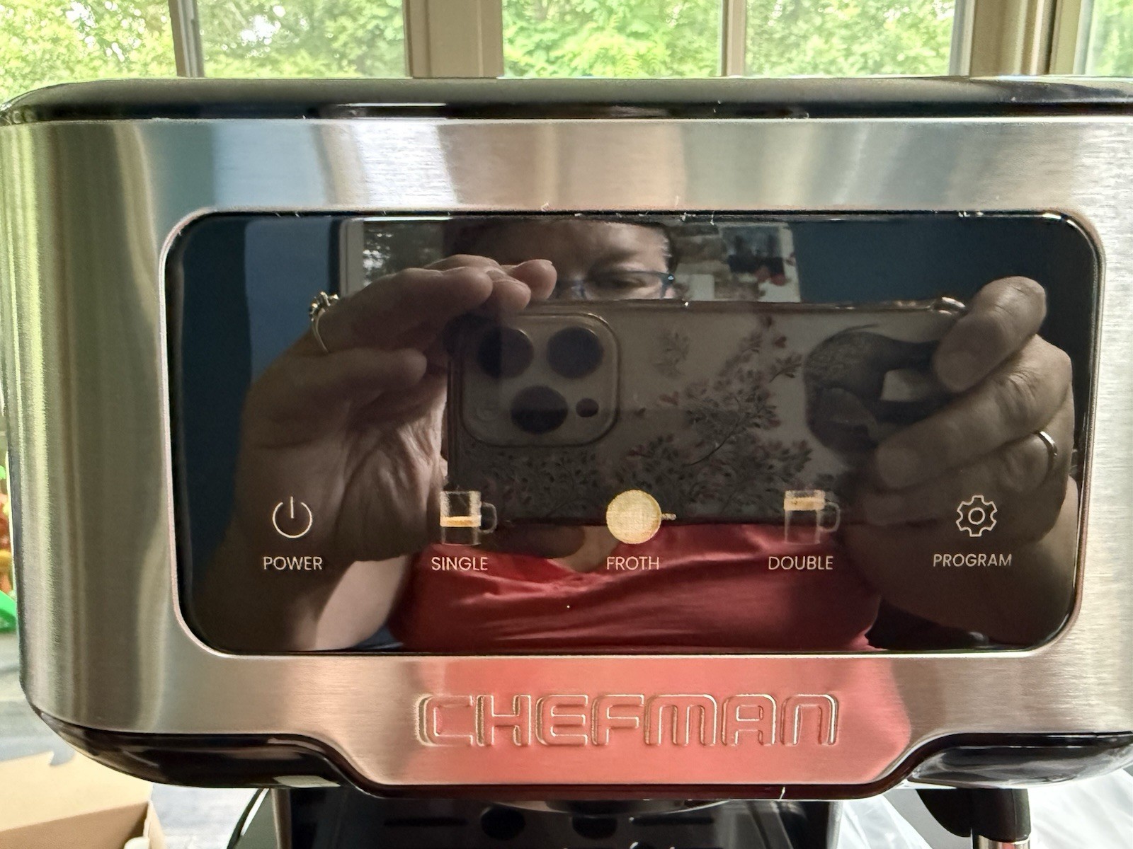 Chefman CraftBrew Espresso Machine, 15-Bar Pump Digital Espresso Maker w/Steam gallery
