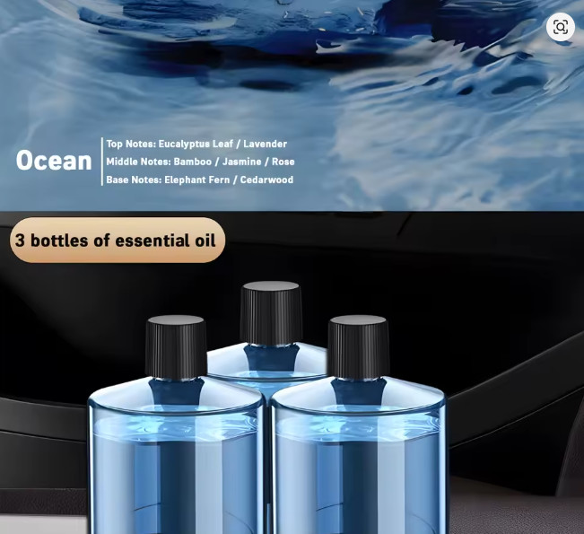 Car Diffuser Humidifier Aromatherapy Air Freshener 5 Modes gallery
