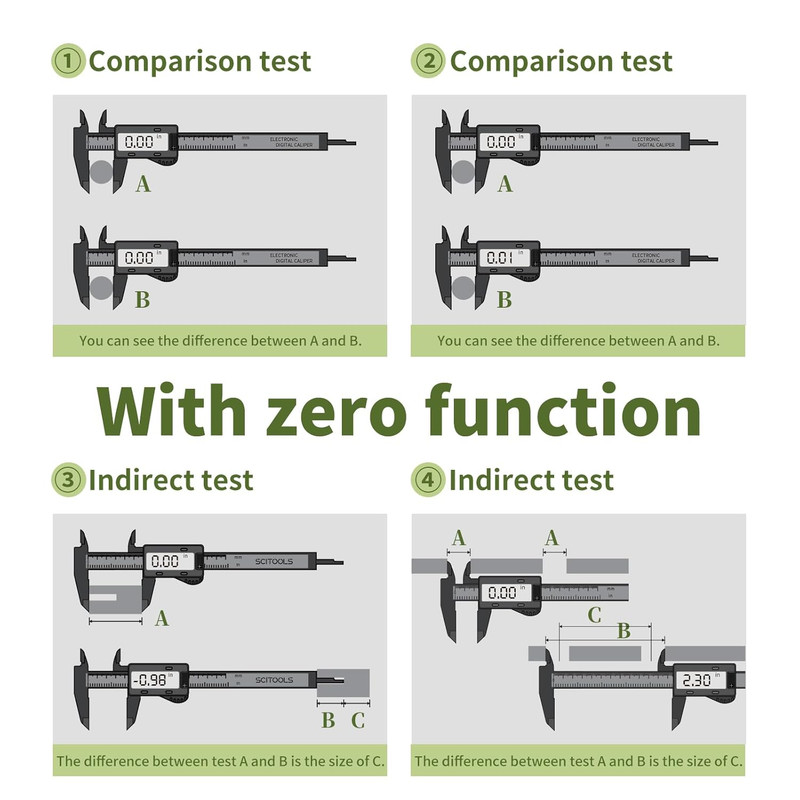 Digital Caliper 0-4 Measuring Tool Auto Off Feature for Jewelry Measurement gallery