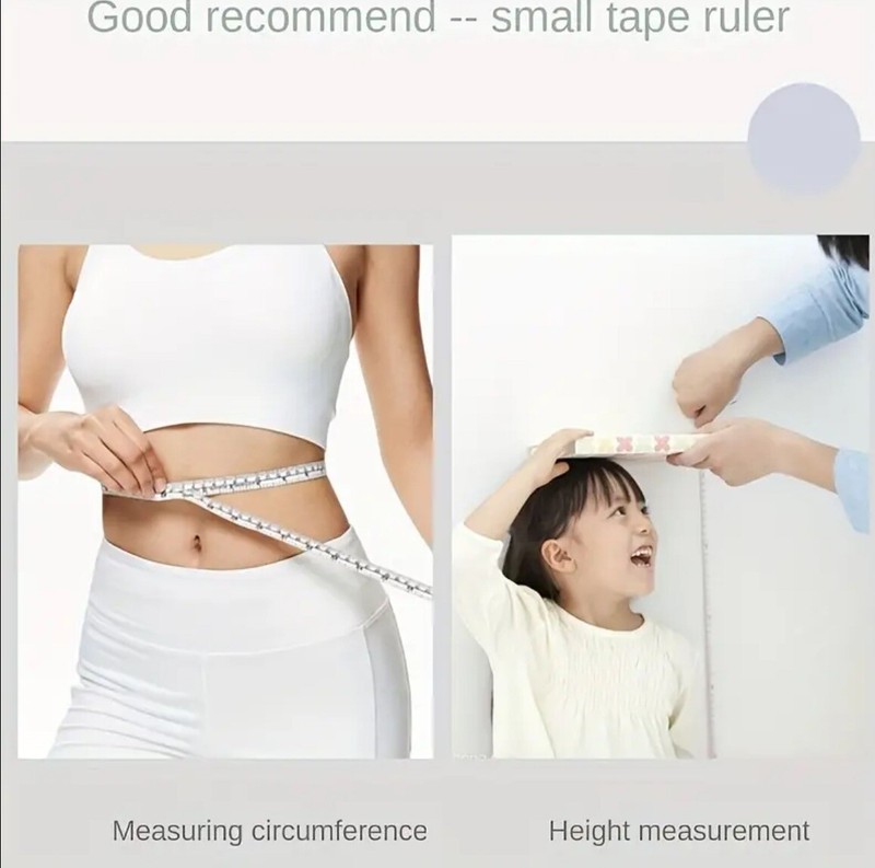 Mini Tape Measure – Small, Cute & Soft Multi-Functional Ruler for Everyday Use gallery