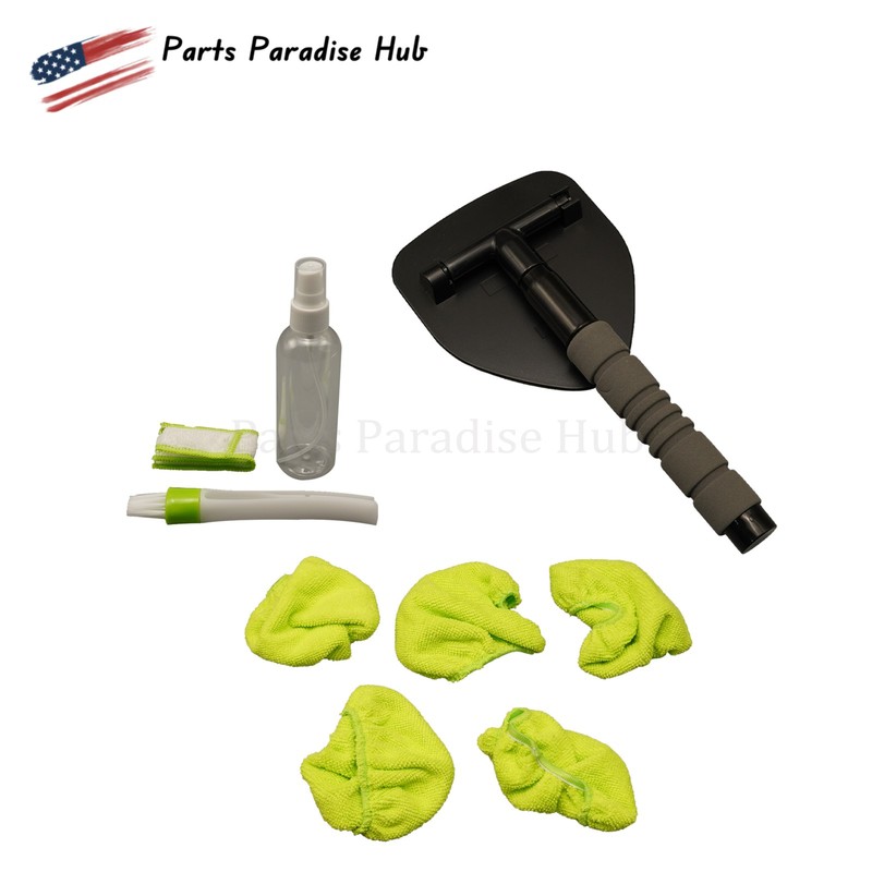 Cleaning Tool Kit Windshield Car Window Glass Wiper Cleaner Brush Pad Extendable gallery