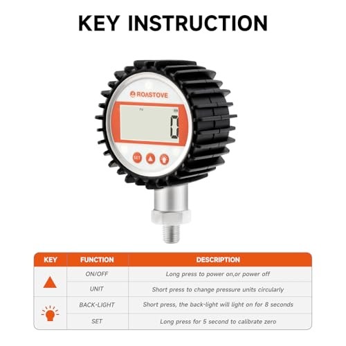 3-1/8" Dial Size, Digital Pressure Gauge, 0 3-1/8",0-300PSI gallery