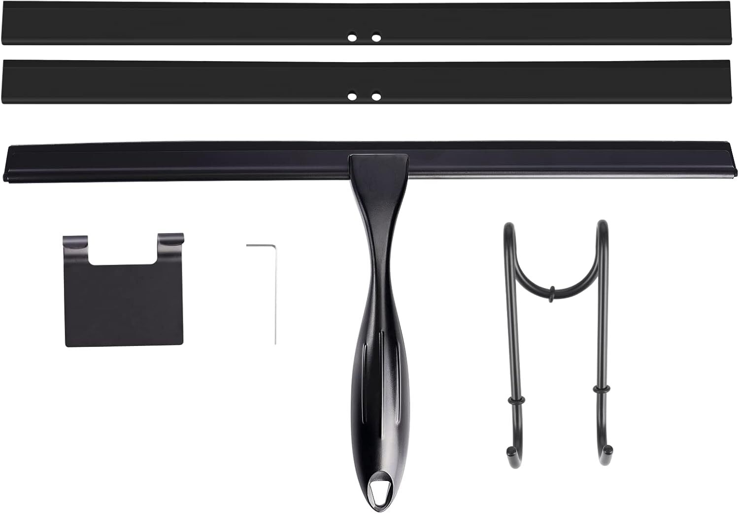 TOOVEM 14 inch All-Purpose Stainless Steel Shower Squeegee for Shower Glass Door gallery
