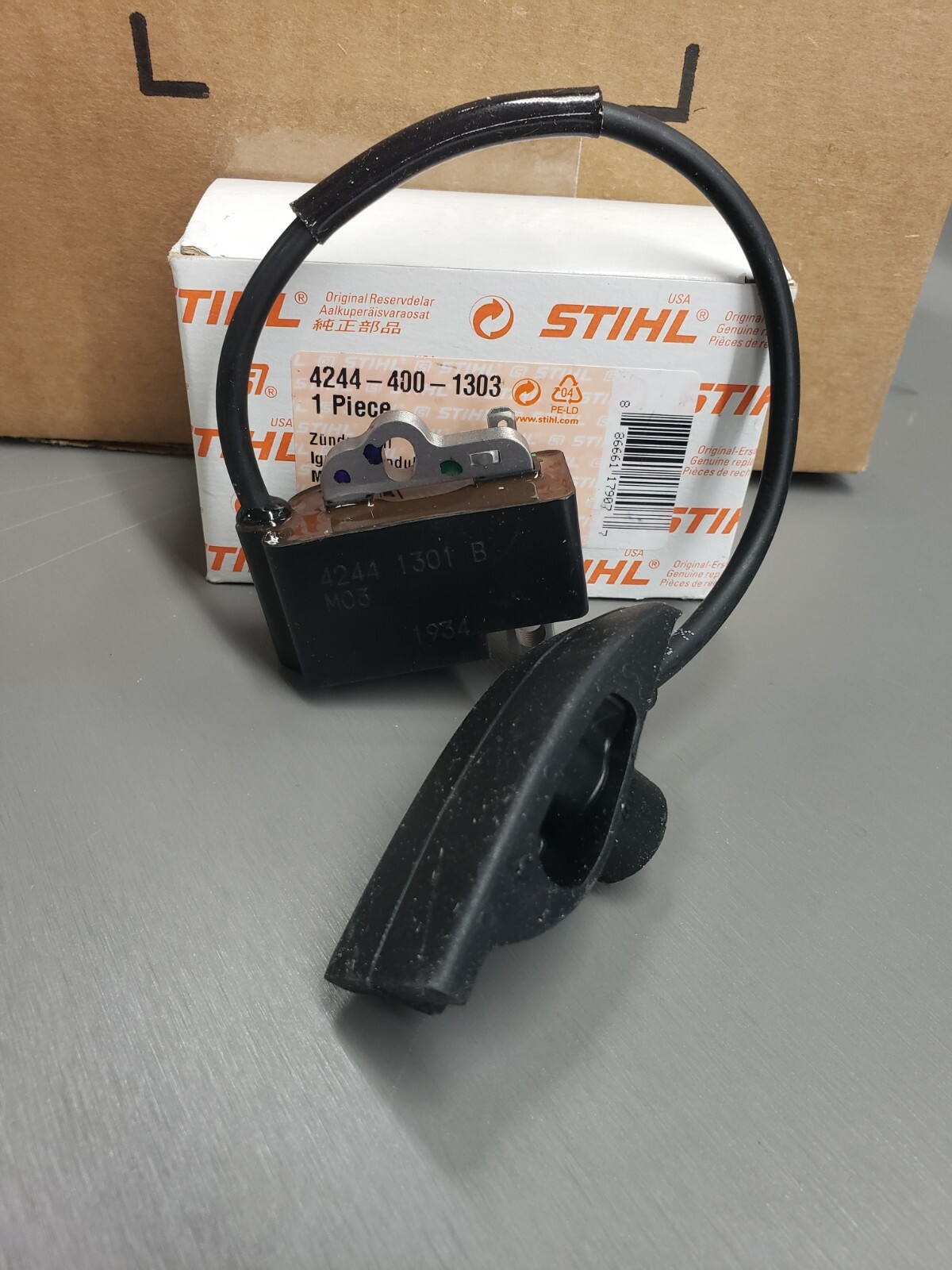 STIHL COIL Ignition Module BR430 BR350 BR450 SR450 4244 400 1303 NEW OEM gallery