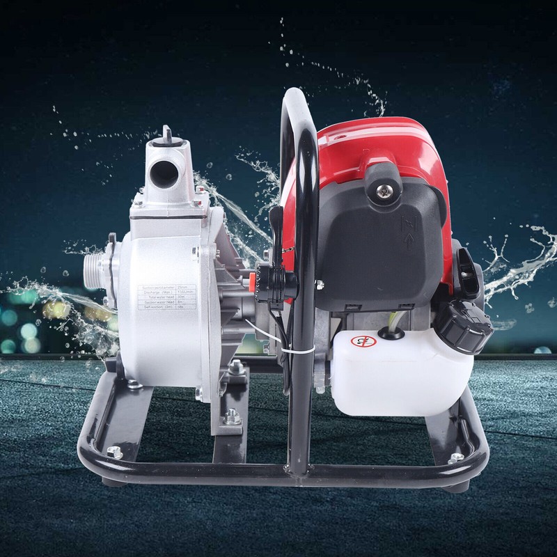1" inch 38CC 4 Stroke Gas Powered Water Transfer Pump Irrigation Pump gallery