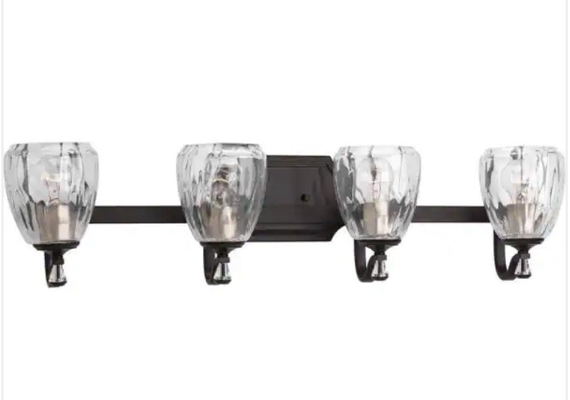 Progress Lighting P300119-020 Anjoux 4Light Antique Bronze Bathroom Vanity Light gallery