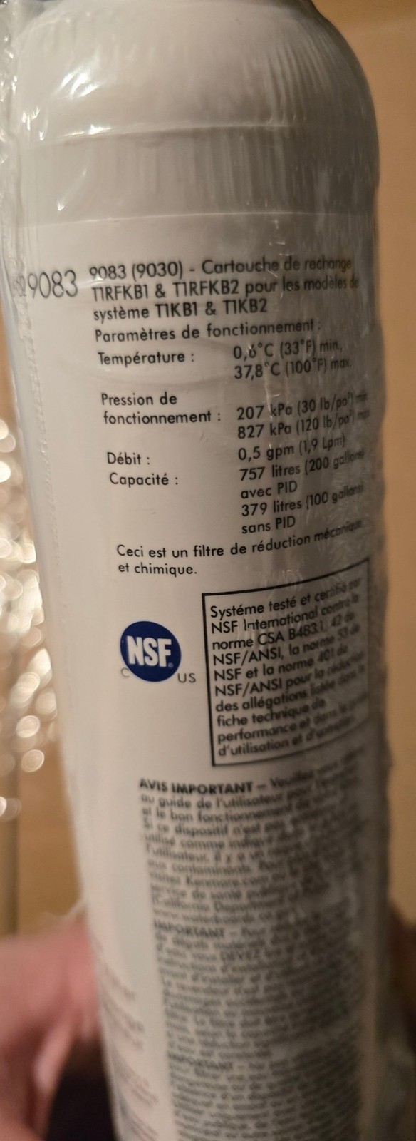 Kenmore 9083 Refrigerator Water Filter Replacement Cartridge 46-9083 9030 gallery
