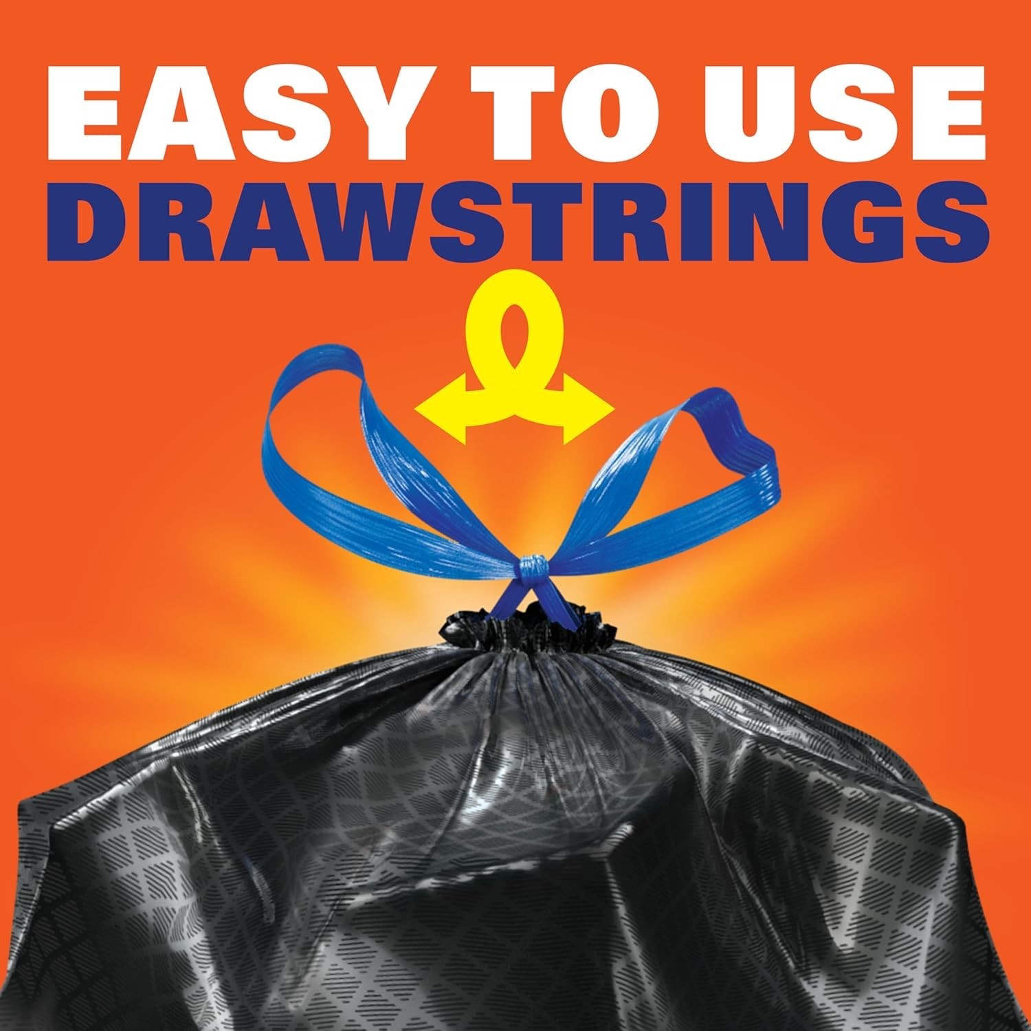 Hefty Ultra Strong Large Trash Garbage Bags 30 Gallon, 25pc Pine Breeze gallery