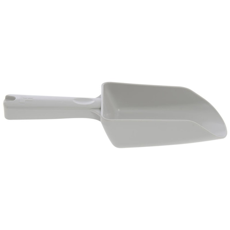Grey PETG Plastic Replacement Scoop - 9 3/4"L x 3 1/4"W gallery