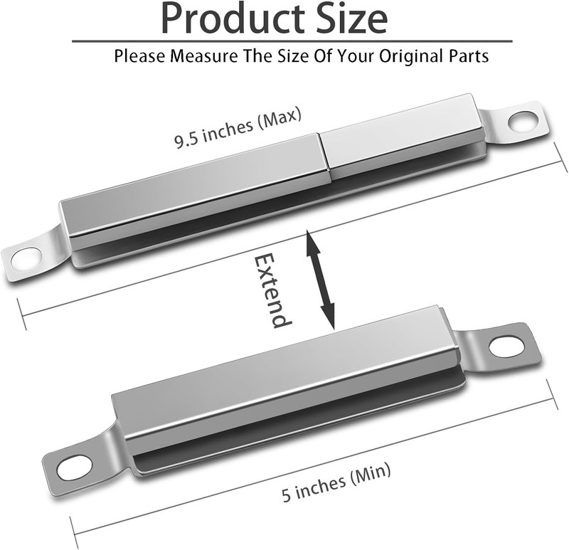 Universal Adjustable Crossover Tubes, Charbroil Carryover Tube for Charbroil 463 gallery