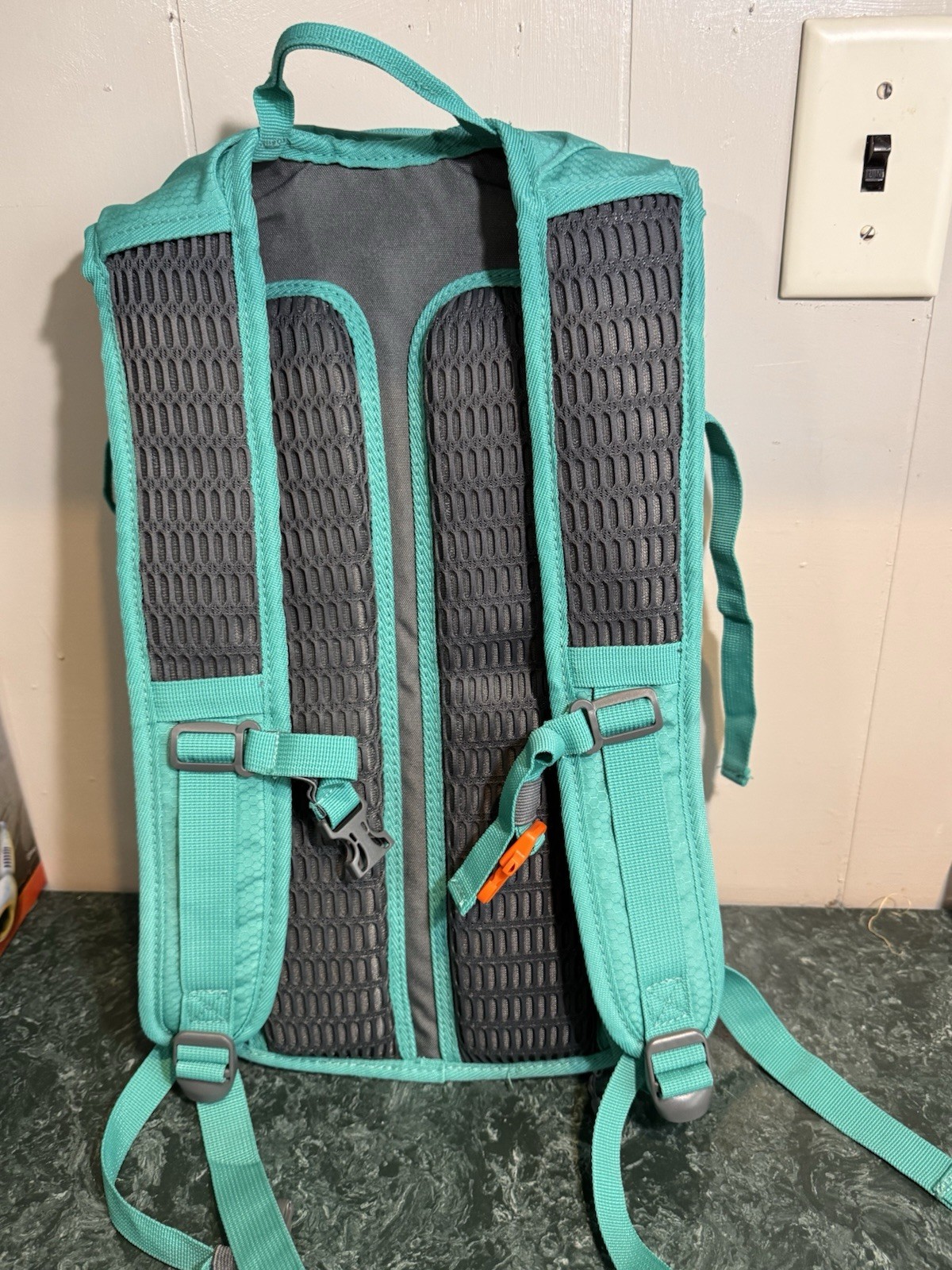 Golini Backpack Day Pack Aqua Blue With Hydration Bladder 2