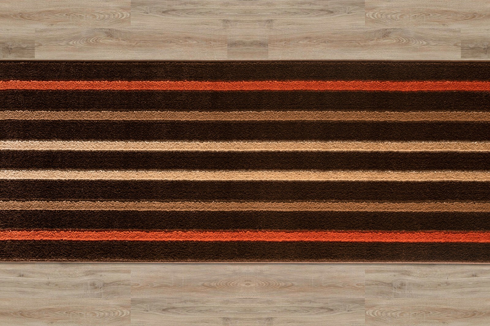Non Slip Hallway Carpet Runner Rug, Striped Multi Color, Sold-Priced Per Foot gallery