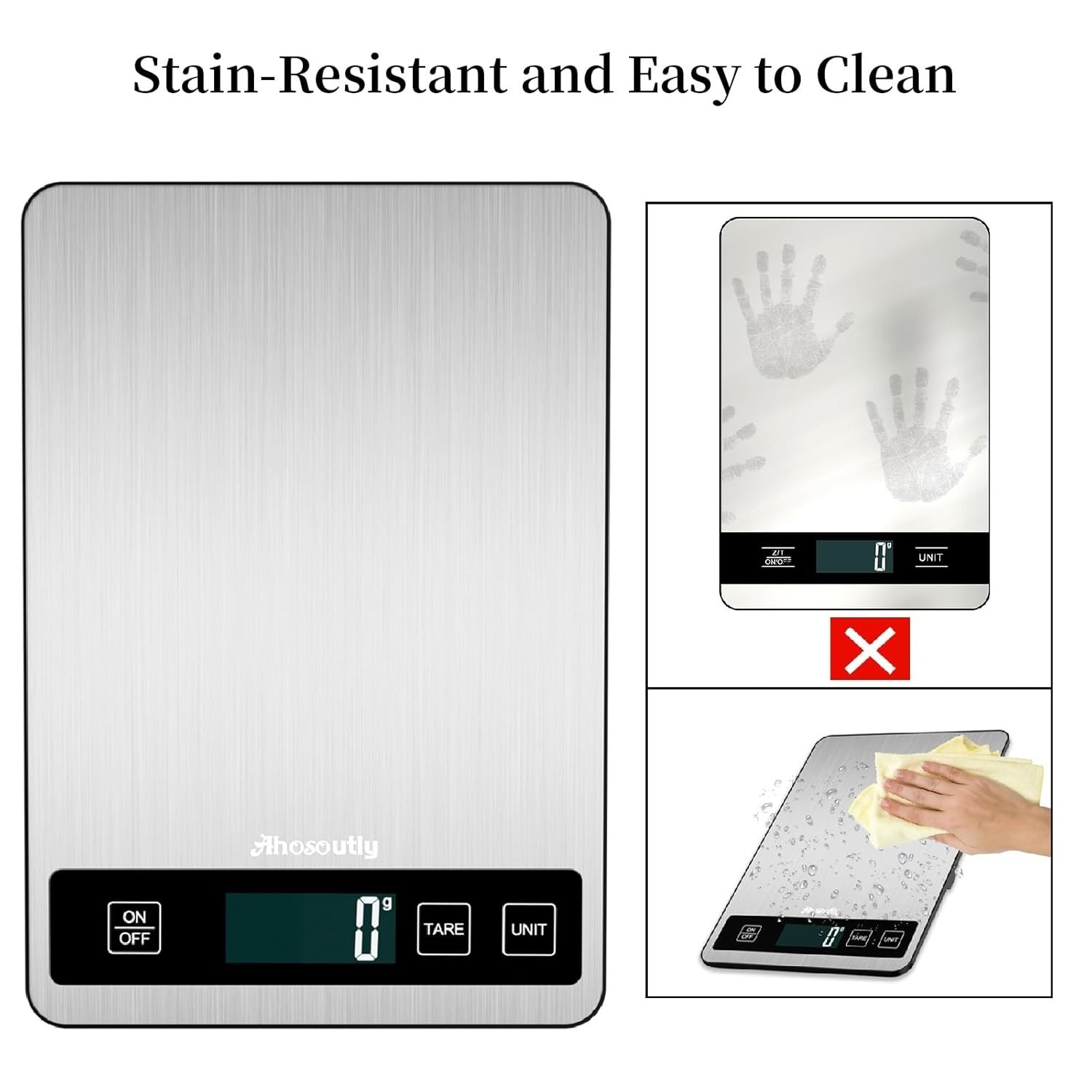 Food Scale, 10kg/22lb Digital Kitchen Scale Weight Grams and Ounces for Baking gallery