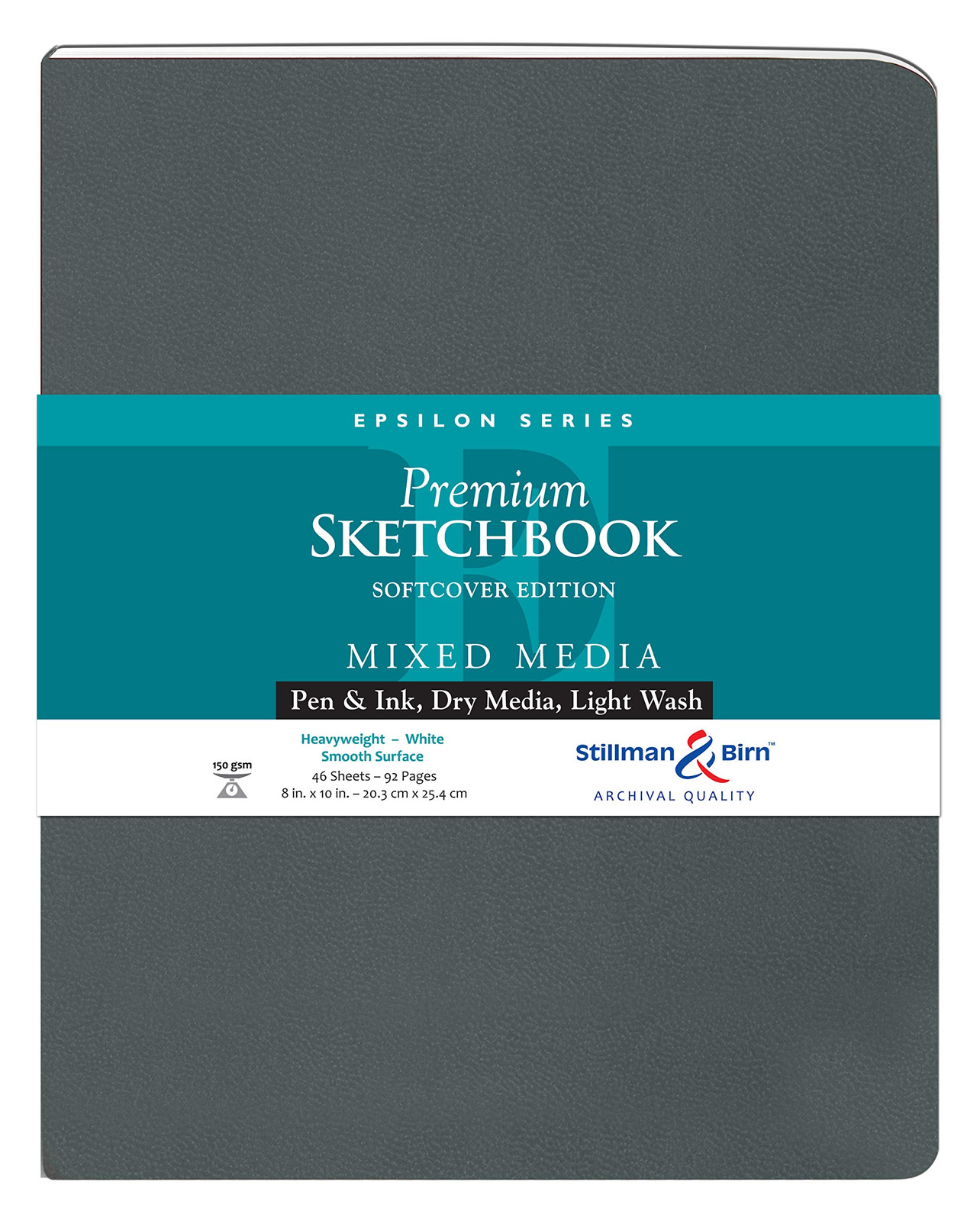 Stillman & Birn Epsilon Series Softcover Sketchbook, 8" x 10", 150 GSM gallery