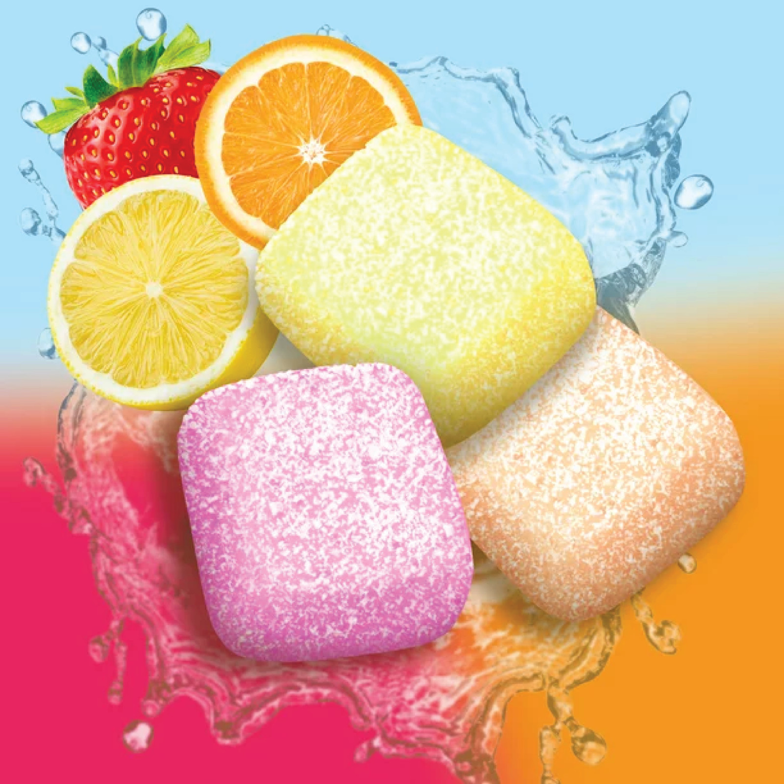 2x Bottles Wrigley's Extra Refreshers Fruit Mix Gum | 40 Per Bottle | Sugar Free gallery