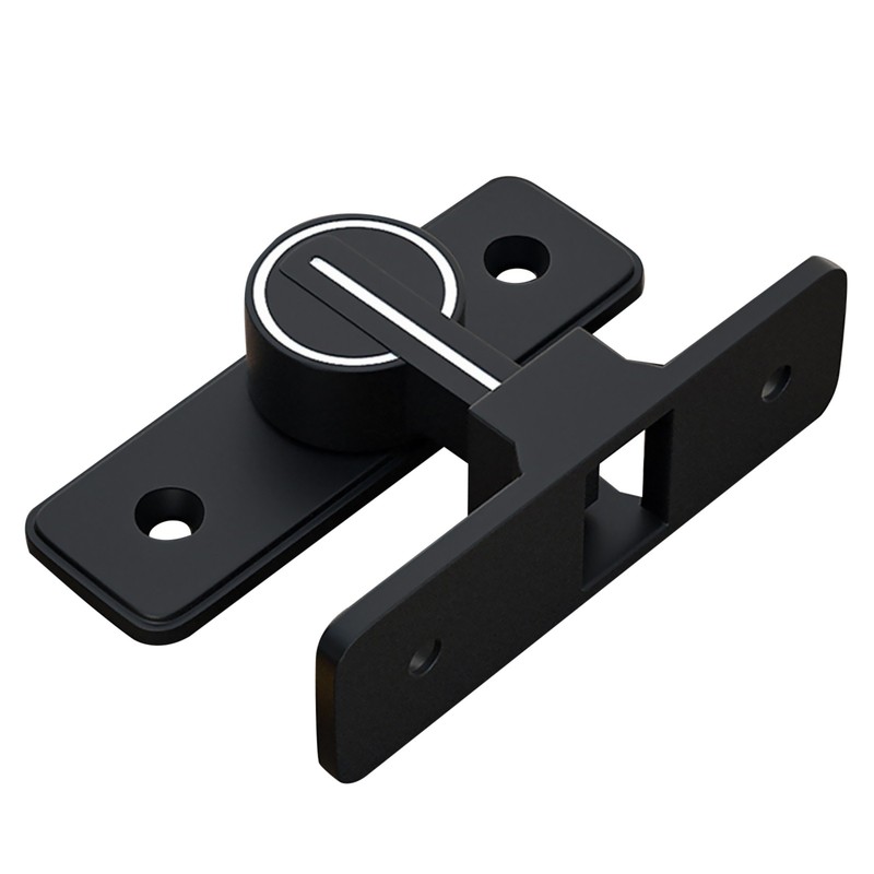 90° Keyless Interior Door Bolt Luminous Surface-mounted Room Door Latch bb gallery