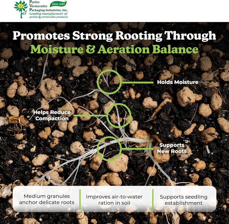 Medium Vermiculite – Professional Grade – Excellent Soil Conditioner - Medium... gallery