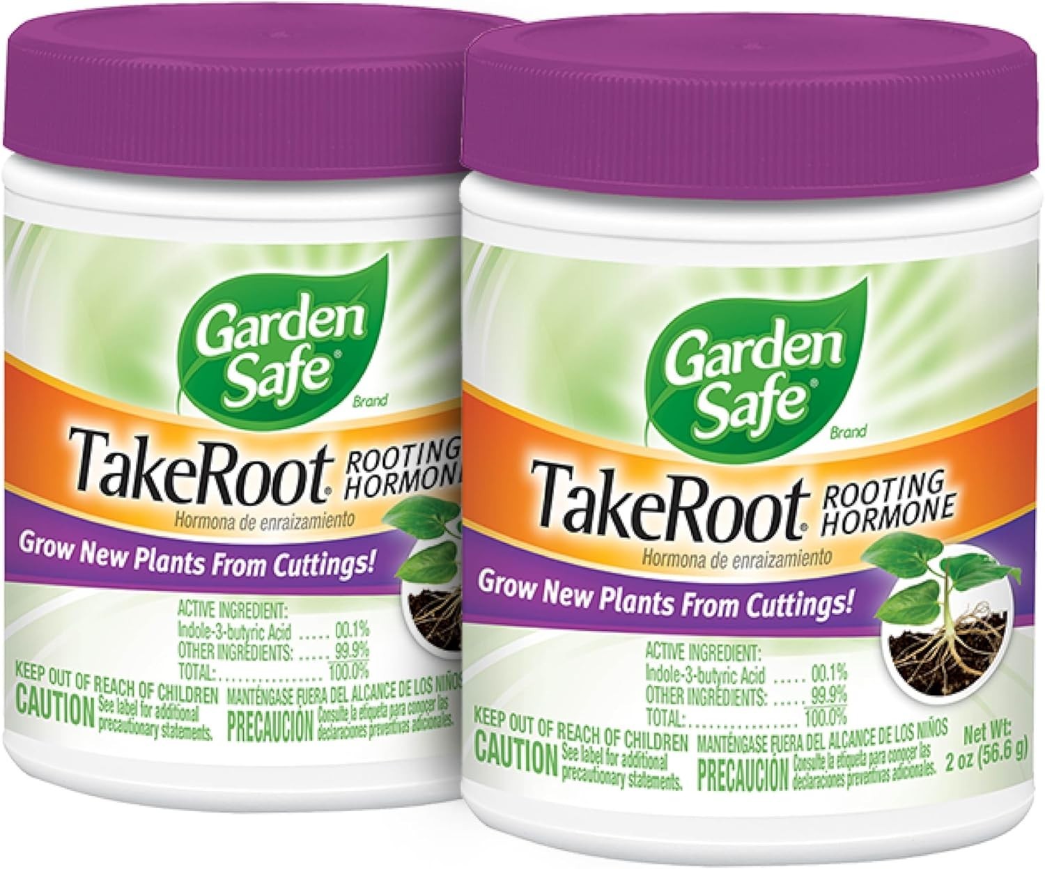 2 Pack Garden Safe Takeroot Rooting Hormone, New Plants Growth Powder - 2 Oz gallery