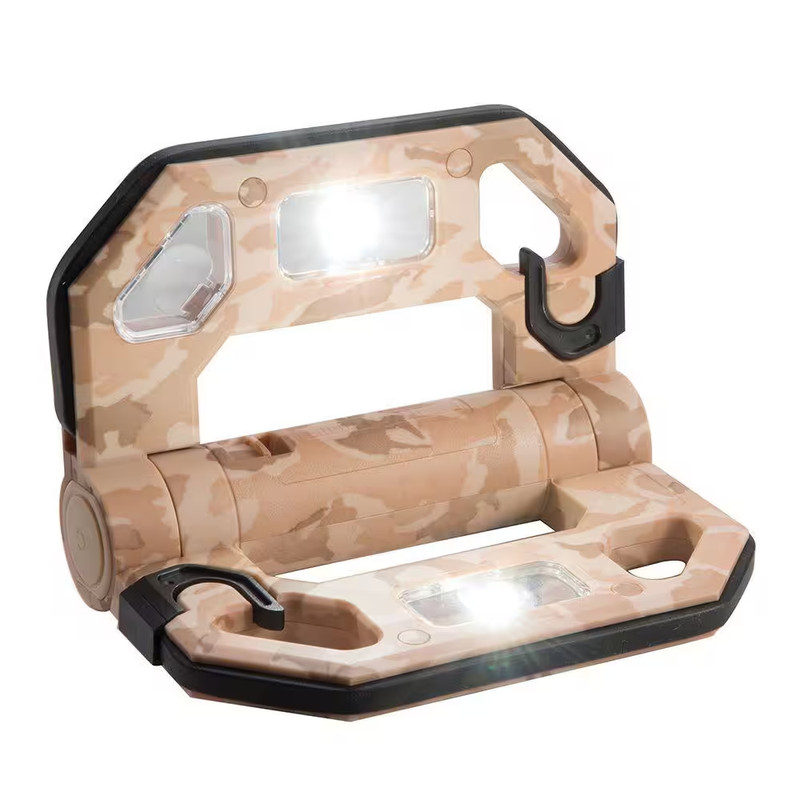 200-Lumen Mini Compact Folding LED Work Light - Desert Sand NEW gallery