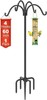 4 Hooks Shepherds Hooks For Outdoor 60" Heavy Duty Bird Feeder Pole With 5 Prong gallery