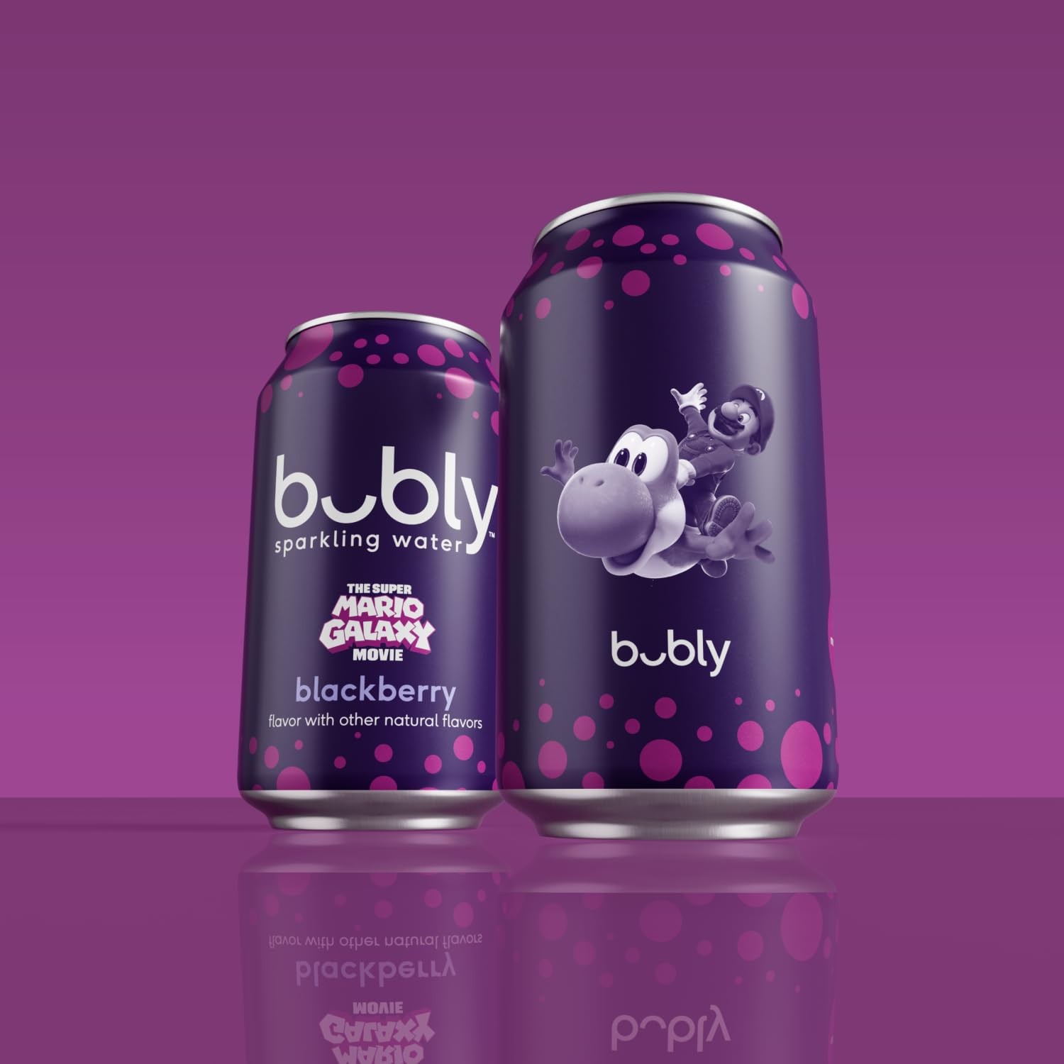 bubly Sparkling Water, Blackberry, 12 Fl Oz Cans (Pack of 8) gallery