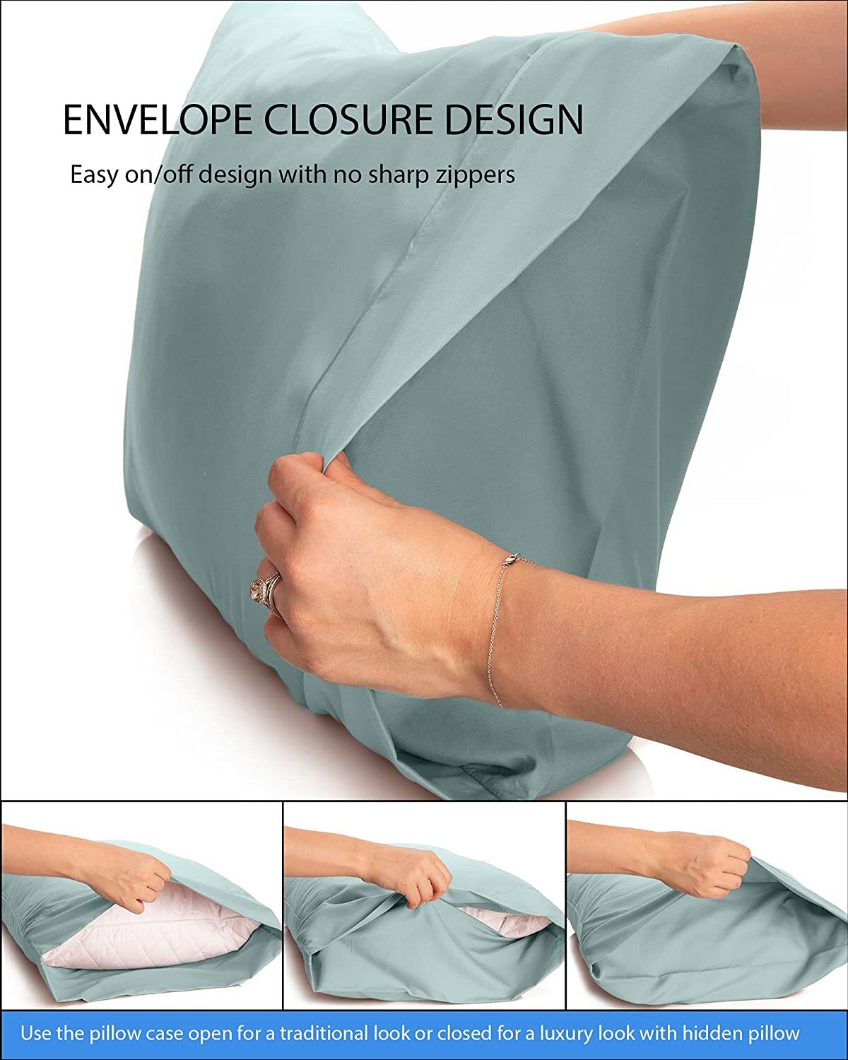 6 Piece Premium Bamboo Sheet Set, Deep Pockets, 50 Colors, 2200 Count, Soft gallery