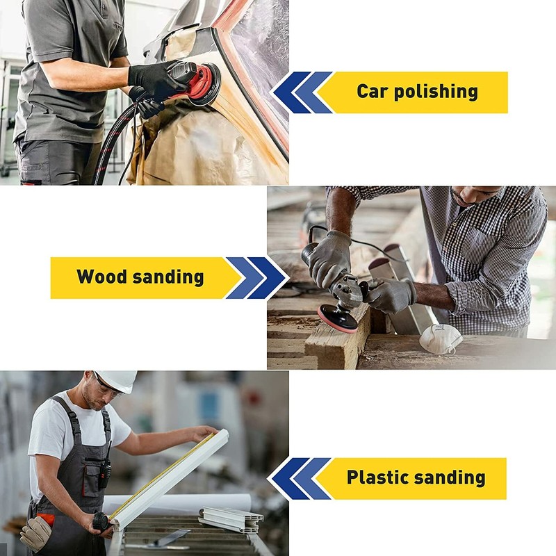 6 inch Sanding Disc,PSA Sticky Back Sandpaper Roll,100pcs or 50pcs,Grit 40 - 800 gallery