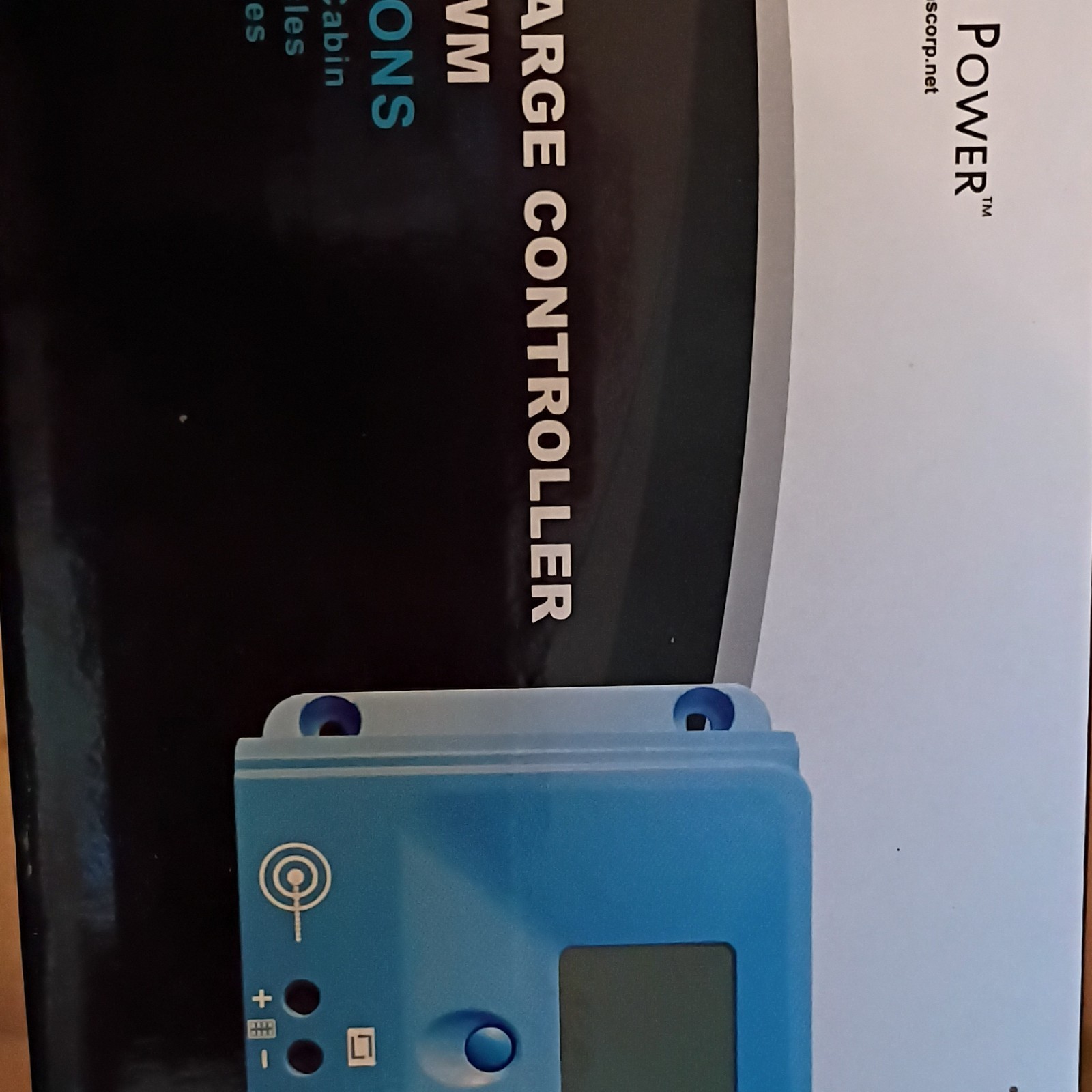 IMS POWER Solar Charge Controller, Blue LCD Display, DC 10.1-15A/11-19A gallery