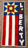 Handmade Cotton Blend LIBERTY Banner - 30 x 15 inches gallery
