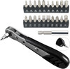 STREBITO Mini Ratchet Set, 22-Piece 1/4 Ratchet Right Angle Screwdriver, 36-Toot gallery