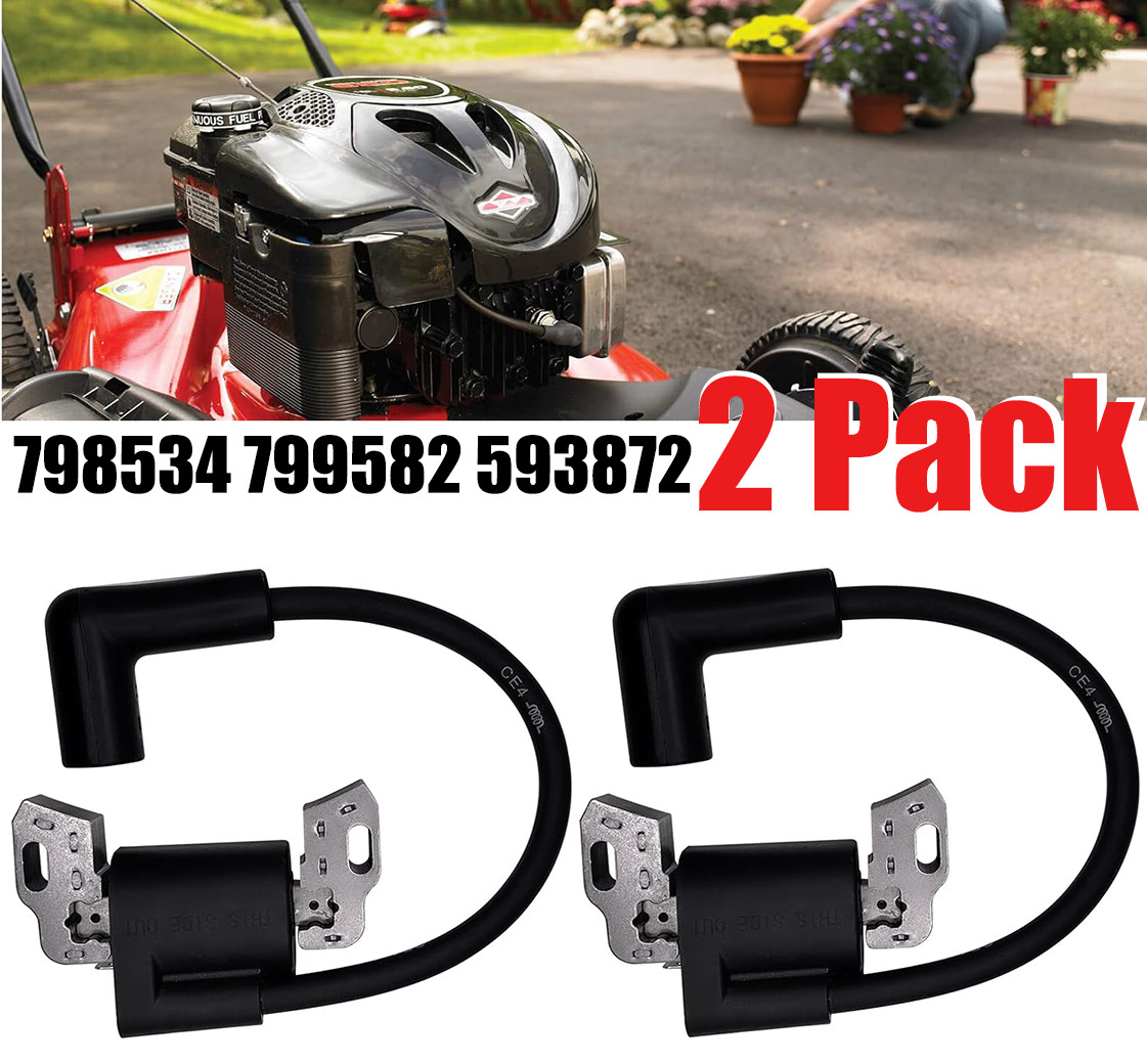 2PC Ignition Coil For Briggs & Stratton 798534 799582 593872 84005272 Engine gallery