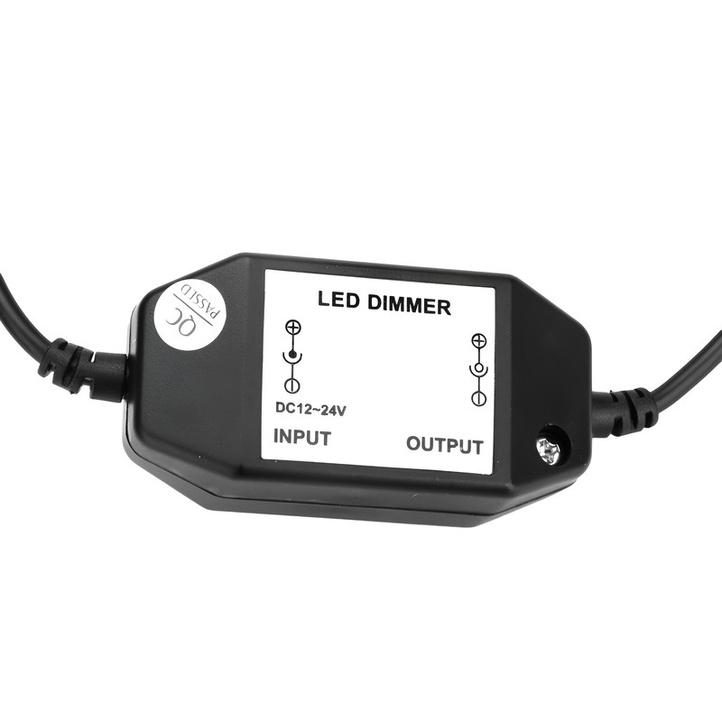 (5-pack) Inline Manual Dimmer Switch for LED Strip Light, Black 5X gallery
